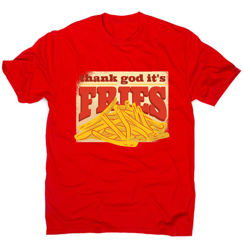 T.G.I.F. Fries - funny foodie - men's t-shirt - Graphic Gear