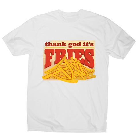 T.G.I.F. Fries - funny foodie - men's t-shirt - Graphic Gear