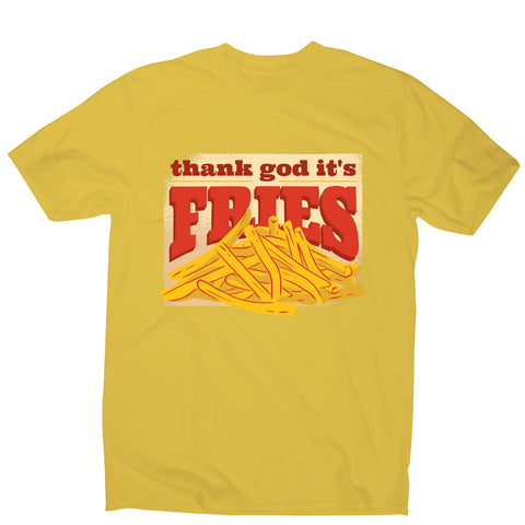 T.G.I.F. Fries - funny foodie - men's t-shirt - Graphic Gear