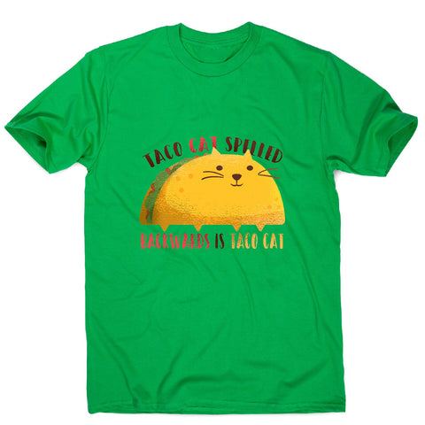 Taco cat graphic - illustration men's t-shirt - Graphic Gear