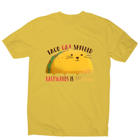 Taco cat graphic - illustration men's t-shirt - Graphic Gear
