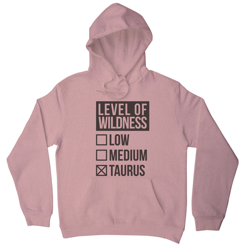 Taurus sign zodiac wild hoodie Nude