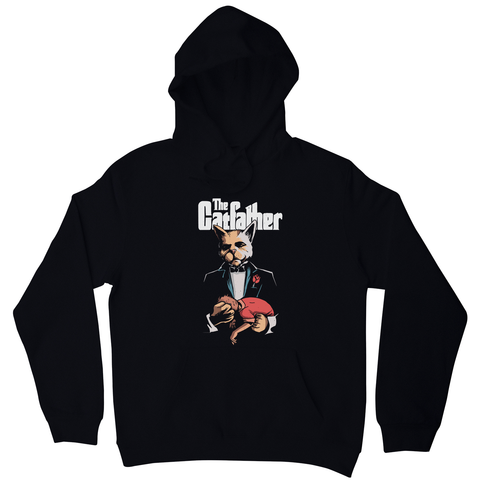 The catfather hoodie Black