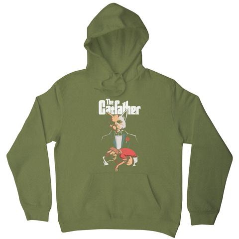 The catfather hoodie Olive Green