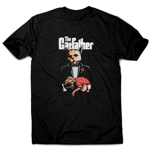 The catfather men's t-shirt Black