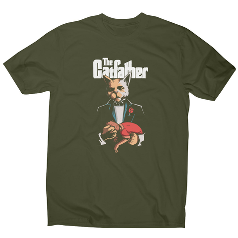 The catfather men's t-shirt Military Green