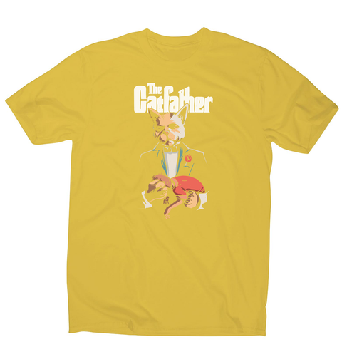 The catfather men's t-shirt Yellow