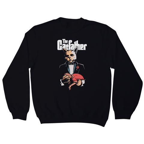 The catfather sweatshirt Black