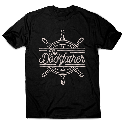 The dockfather men's t-shirt Black