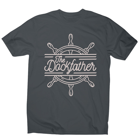 The dockfather men's t-shirt Charcoal