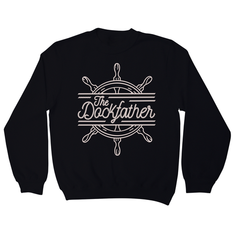 The dockfather sweatshirt Black
