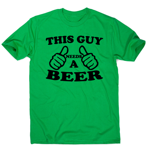 This guy a beer funny drinking t-shirt men's - Graphic Gear