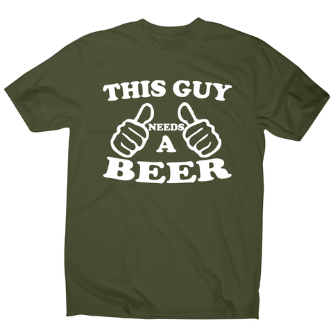 This guy a beer funny drinking t-shirt men's - Graphic Gear