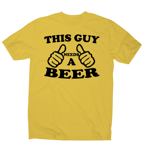 This guy a beer funny drinking t-shirt men's - Graphic Gear