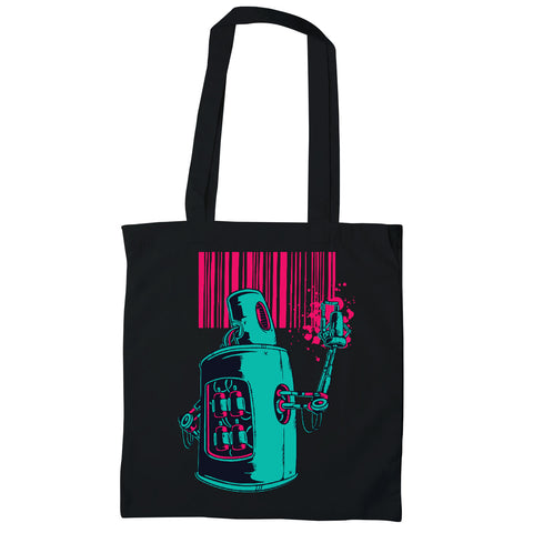 Robot graffiti - Tote Bag - Graphic Gear