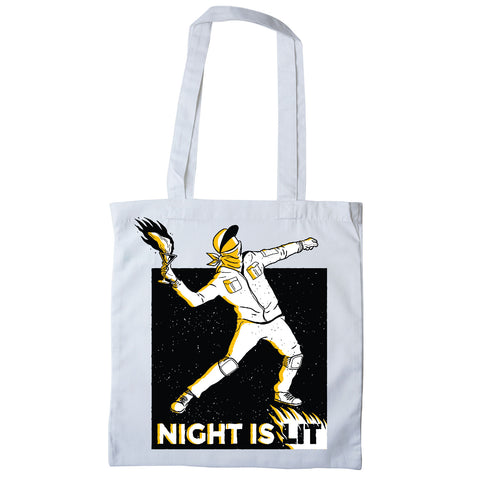 Night is lit - Tote Bag - Graphic Gear