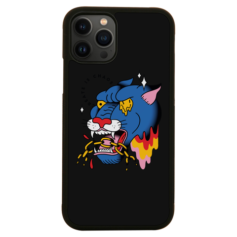 Trippy panther tattoo iPhone case iPhone 13 Pro