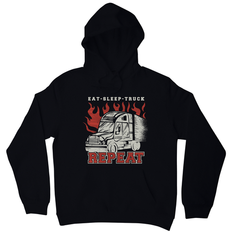 Truck transport routine hoodie Black