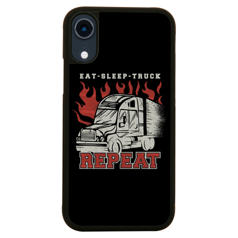 Truck transport routine iPhone case iPhone XR