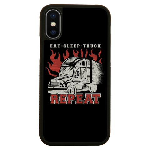 Truck transport routine iPhone case iPhone XS