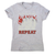 Truck transport routine women's t-shirt Grey