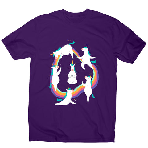 Unicorn yoga - funny men's t-shirt - Graphic Gear