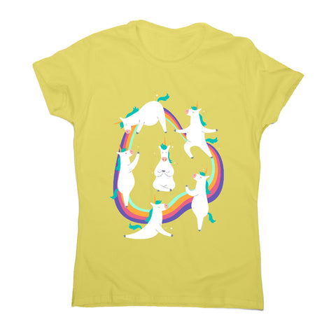 Unicorn yoga - funny women's t-shirt - Graphic Gear