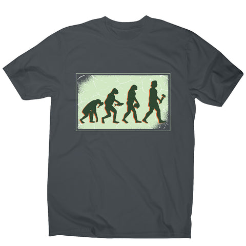 Vegan evolution - funny foodie men's t-shirt - Graphic Gear