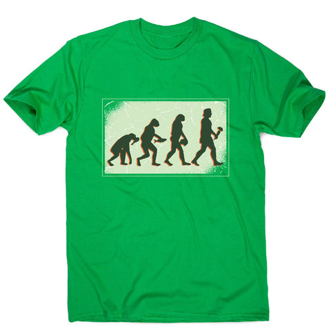 Vegan evolution - funny foodie men's t-shirt - Graphic Gear