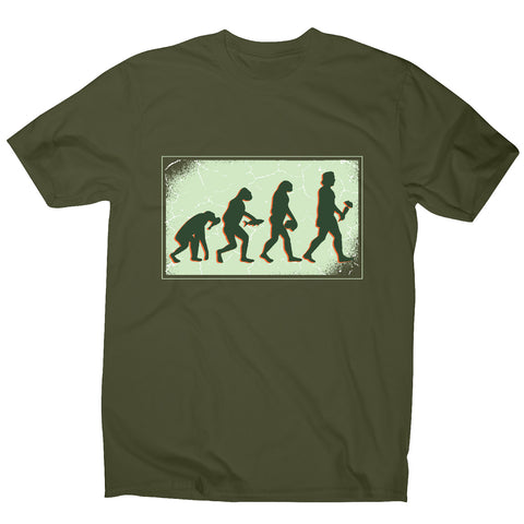 Vegan evolution - funny foodie men's t-shirt - Graphic Gear