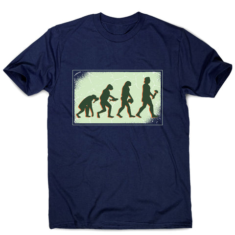 Vegan evolution - funny foodie men's t-shirt - Graphic Gear