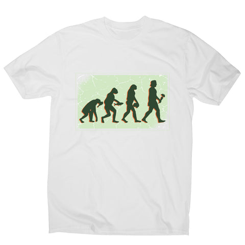 Vegan evolution - funny foodie men's t-shirt - Graphic Gear