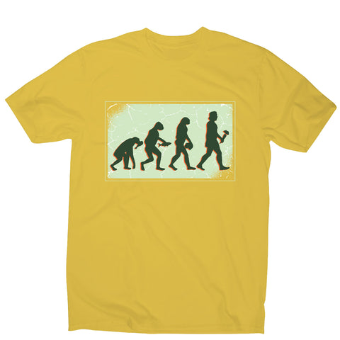 Vegan evolution - funny foodie men's t-shirt - Graphic Gear
