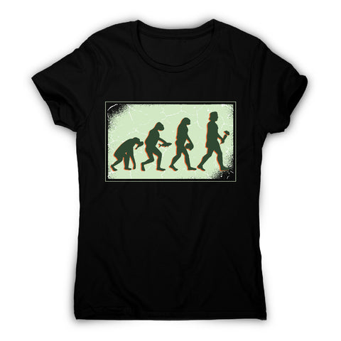 Vegan evolution - funny foodie women's t-shirt - Graphic Gear