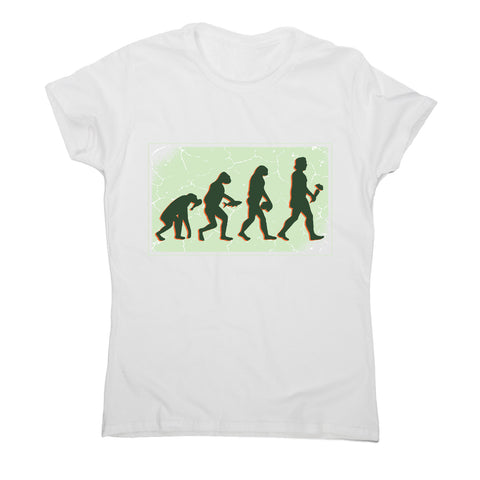 Vegan evolution - funny foodie women's t-shirt - Graphic Gear