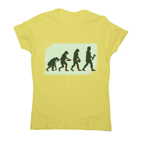 Vegan evolution - funny foodie women's t-shirt - Graphic Gear