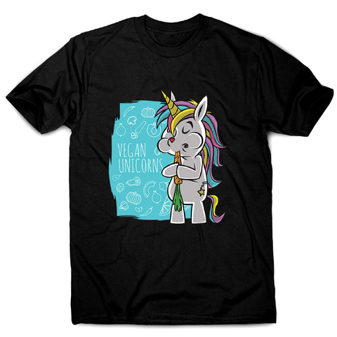 Vegan unicorn - men's funny premium t-shirt - Graphic Gear