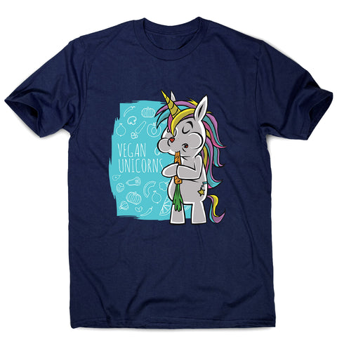 Vegan unicorn - men's funny premium t-shirt - Graphic Gear