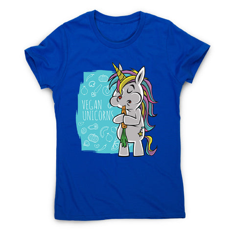 Vegan unicorn - women's funny premium t-shirt - Graphic Gear