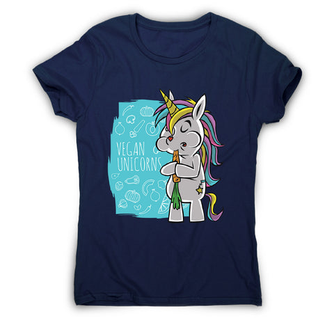 Vegan unicorn - women's funny premium t-shirt - Graphic Gear