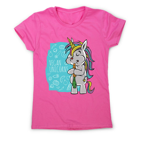 Vegan unicorn - women's funny premium t-shirt - Graphic Gear