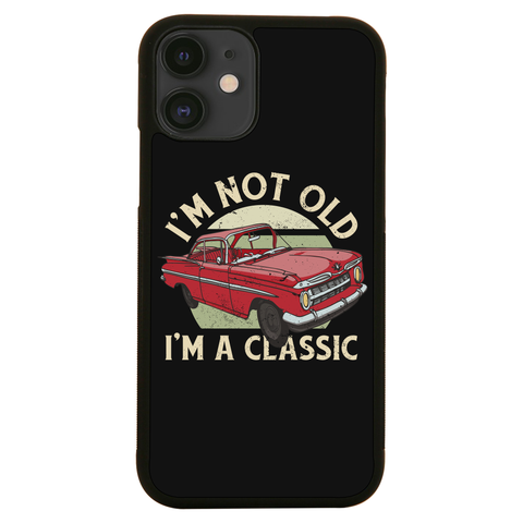 Vintage car classic quote iPhone case iPhone 12 Mini