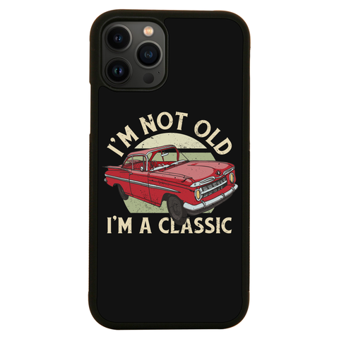Vintage car classic quote iPhone case iPhone 13 Pro