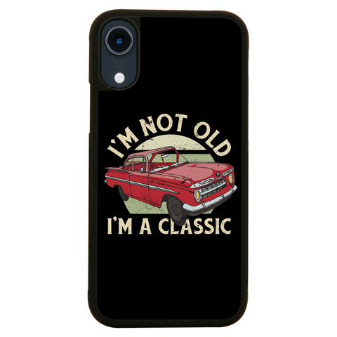 Vintage car classic quote iPhone case iPhone XR
