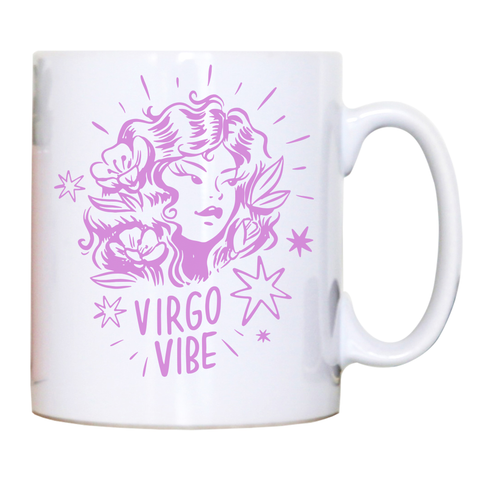 Virgo zodiac mug coffee tea cup White