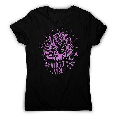 Virgo zodiac women's t-shirt Black