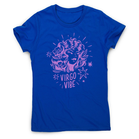 Virgo zodiac women's t-shirt Blue