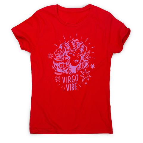 Virgo zodiac women's t-shirt Red