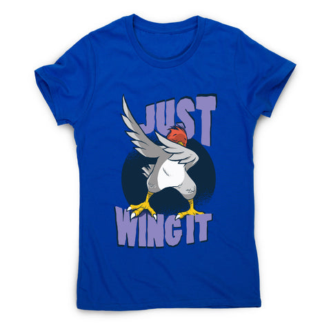 Wing it bird - funny women's t-shirt - Graphic Gear