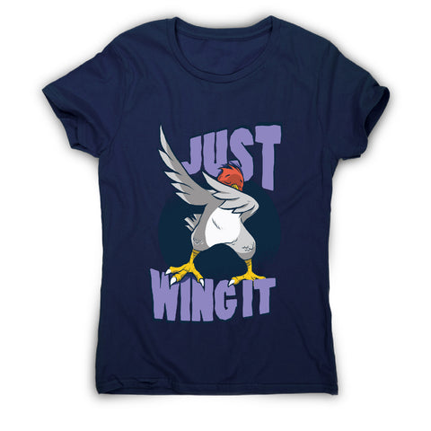 Wing it bird - funny women's t-shirt - Graphic Gear